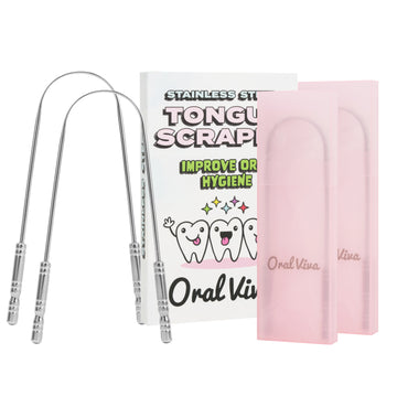Oral Viva Stainless Steal Tongue Scraper